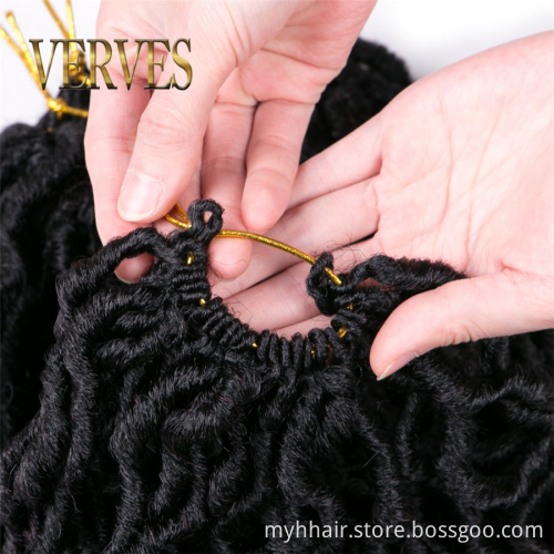 10 Piece Crochet Braids Dreadlock Hair Extension 20 inch 24 roots/pack,Afro Locs twist Ombre Synthetic Braiding Hair burgundy